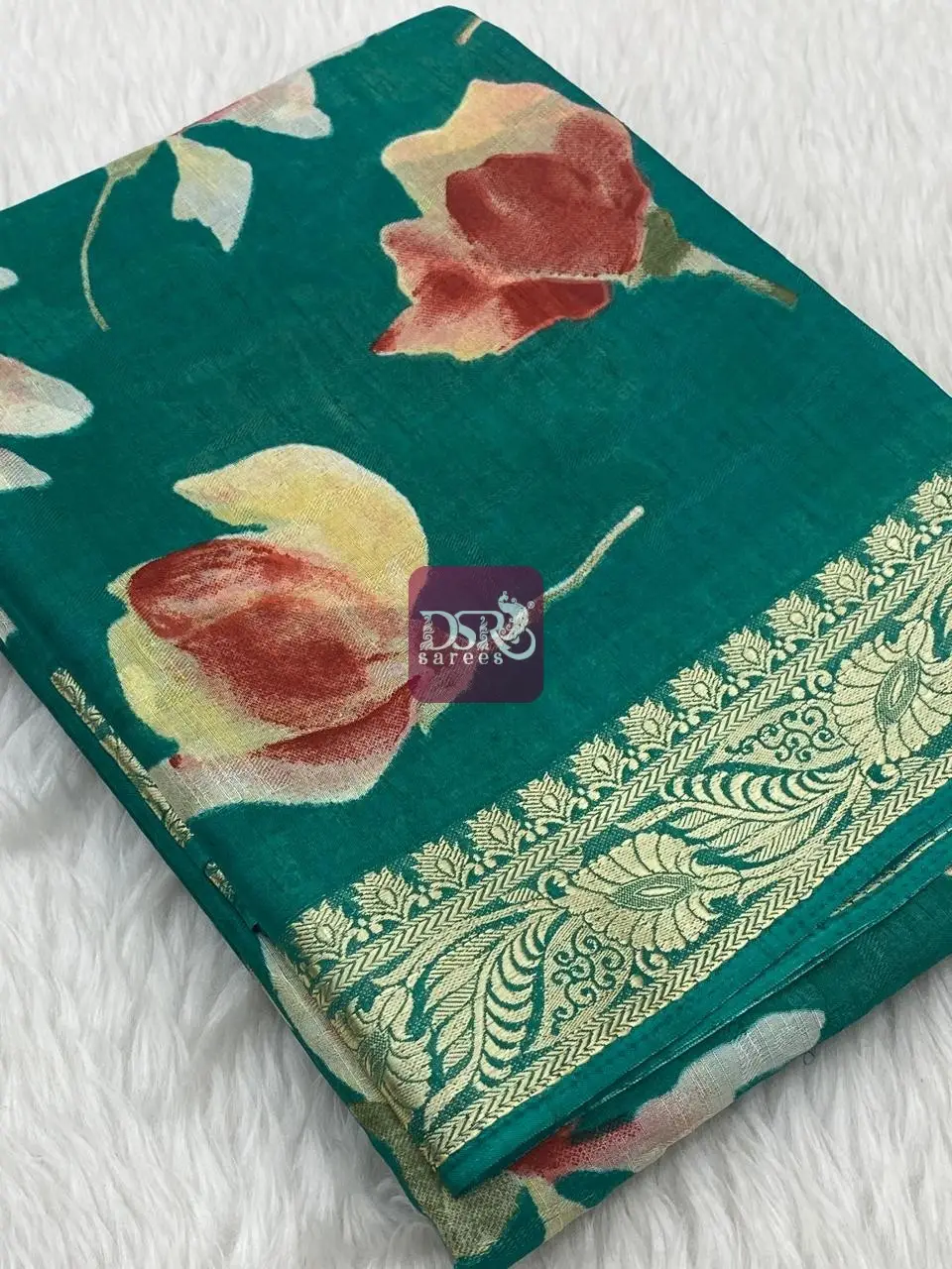 Viscose Chiffon Saree - vol8