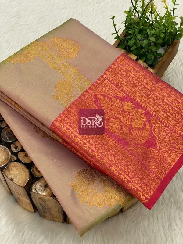 Premium Kanchi Korvai Border Saree