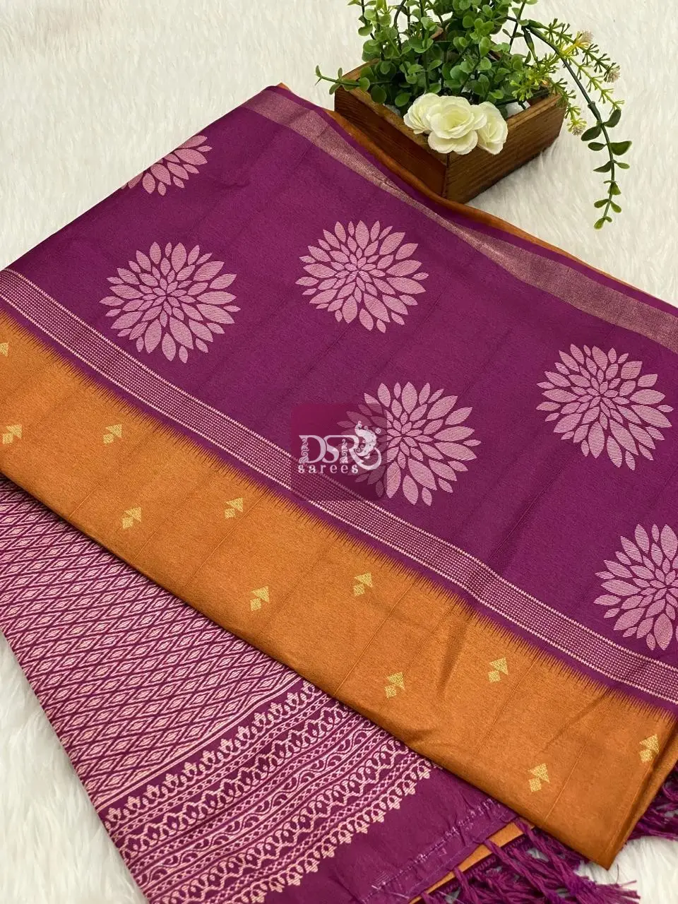 Semi Tussar Jute Silk Sarees