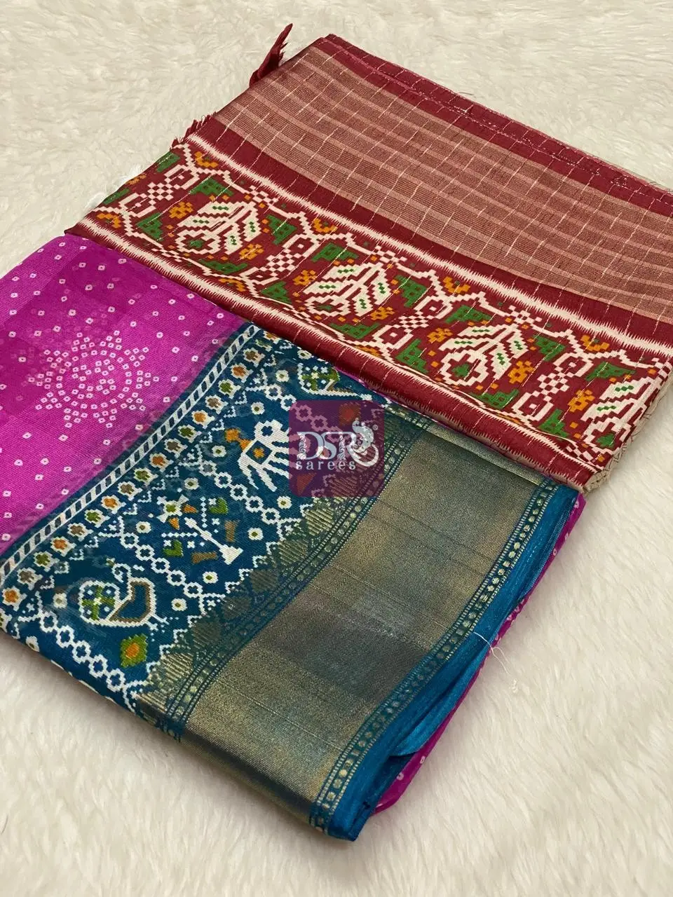 Tissue Dola Sarees + Free Saree