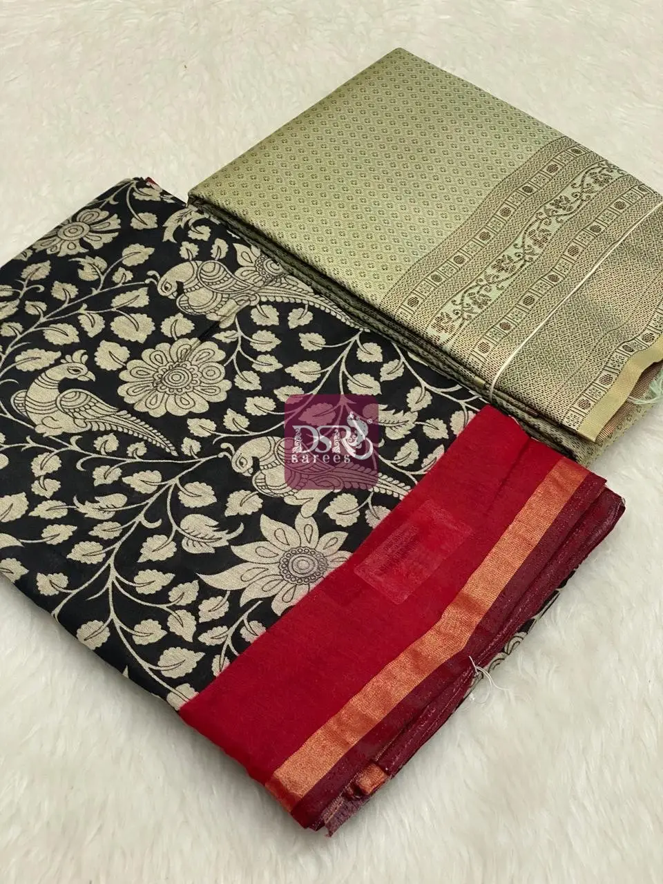 Ajrak Silk +  Free Saree