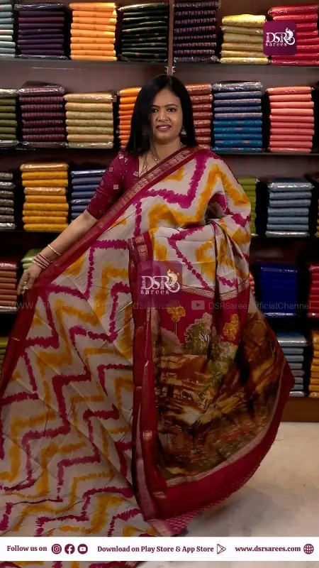 Viscose Shibori Sarees