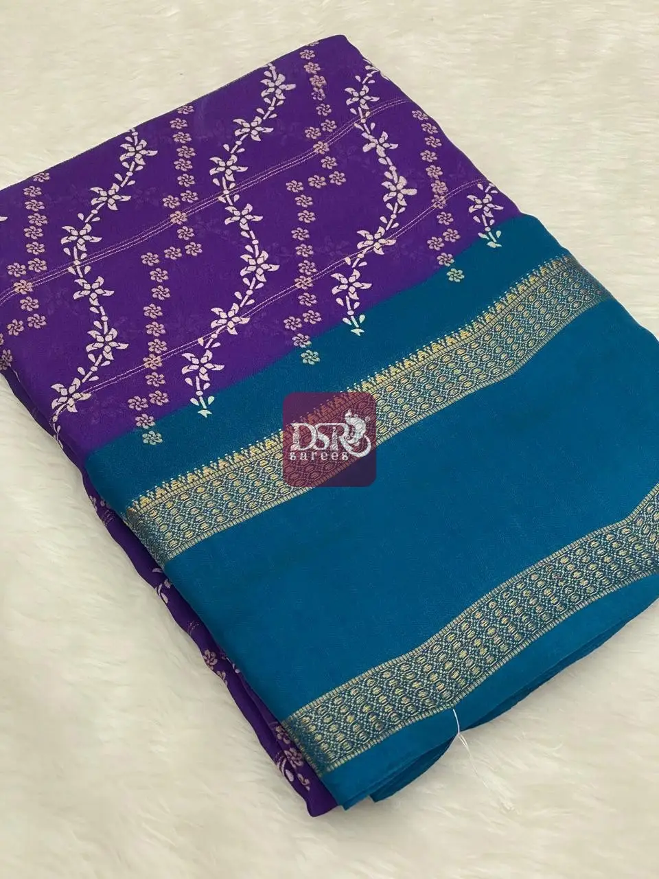 Viscose Chiffon Saree - vol9