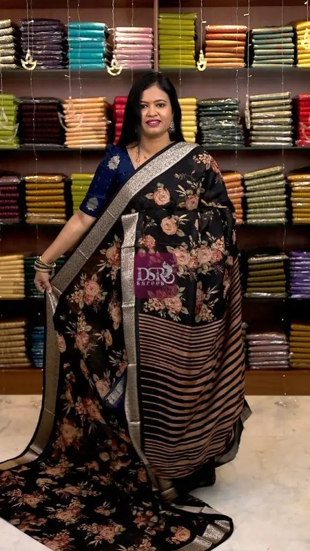 Viscose Chiffon Sarees