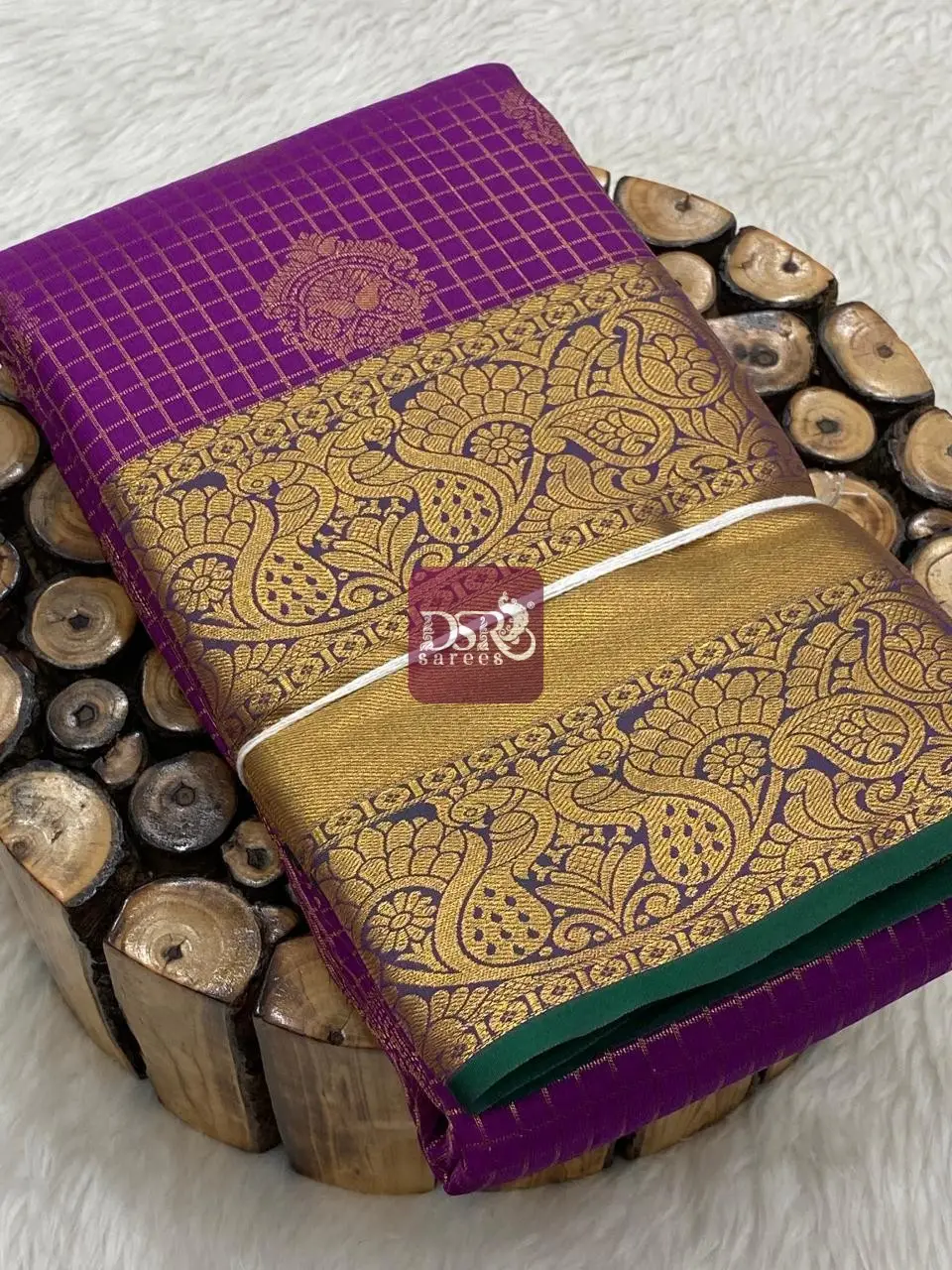 Checks Butta Bridal Sarees