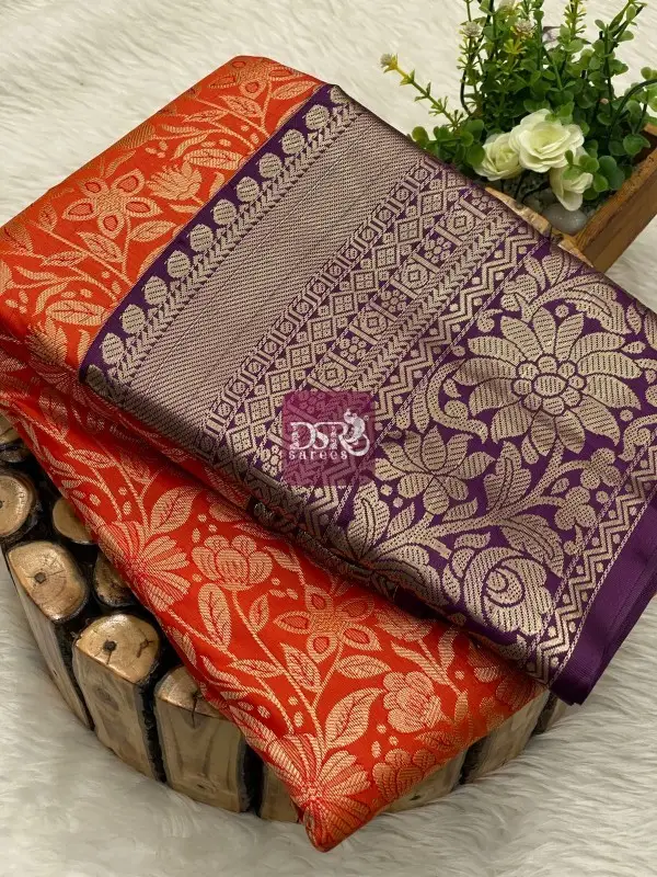 Premium Kanchi Korvai Border Saree
