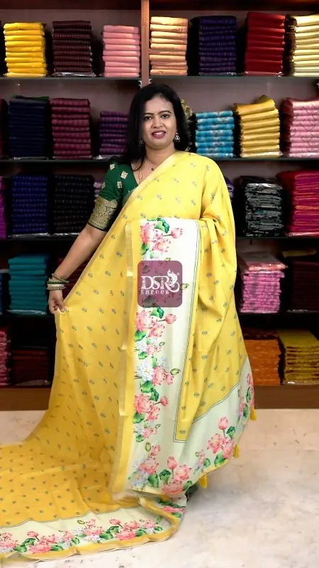 Viscose Digital Print Sarees