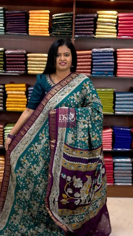 Semi Mysore Georgette Saree