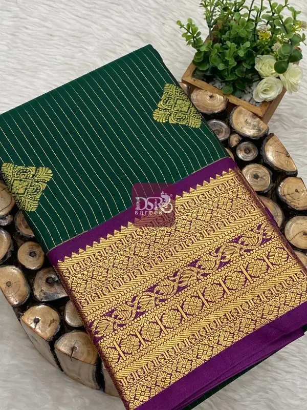 Premium Kanchi Korvai Border Saree- vol3