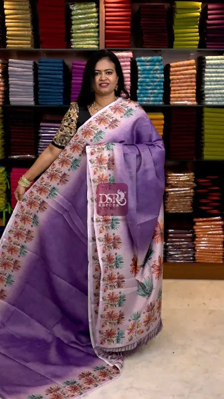 Linen Khadhi Tissue Sarees