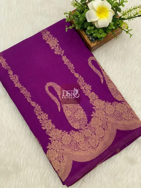 Khaddi Georgette Sarees