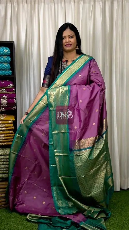 Semi Gadwal Border Sarees