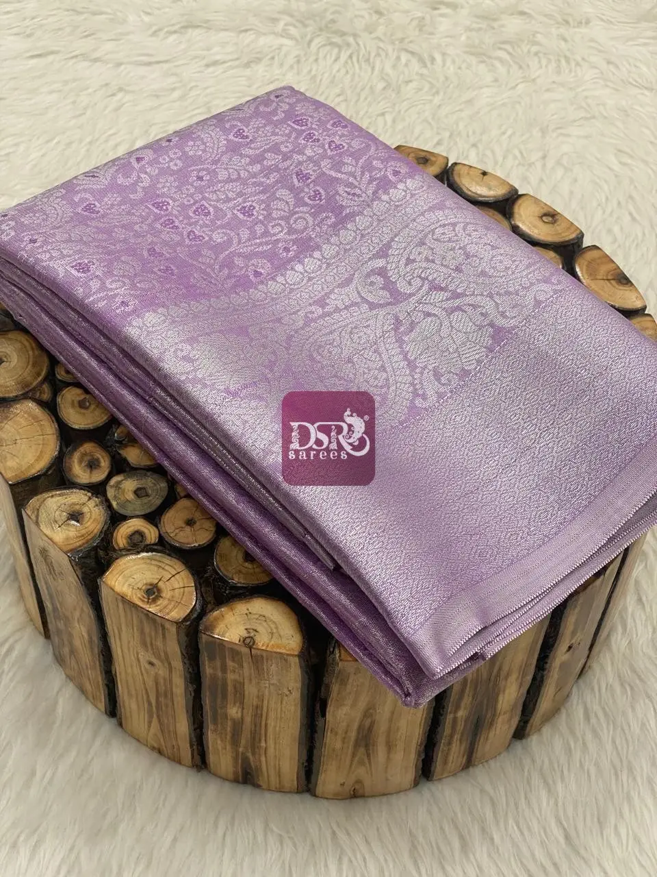 Silver Brocade Silk Sarees