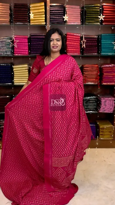 Viscose Chiffon Saree - vol7