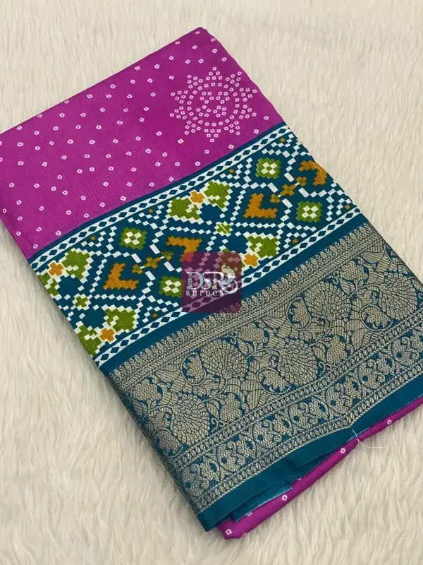 Bandhini Semi Dola Sarees