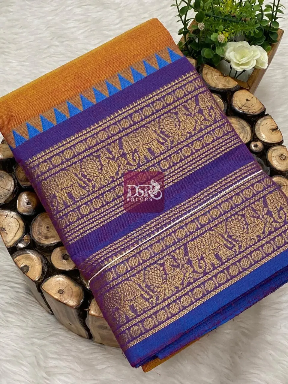 Chettinadu Cotton Sarees W/B