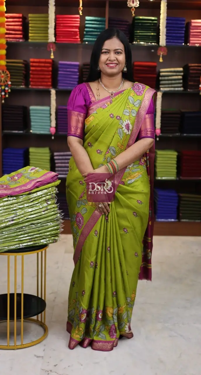 Viscose Chiffon Sarees - vol1
