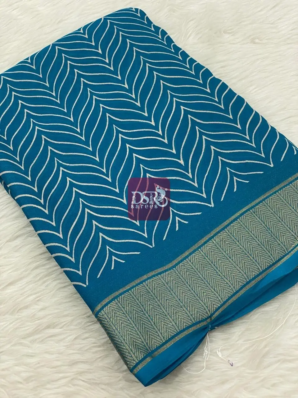 Viscose Chiffon Saree - vol6