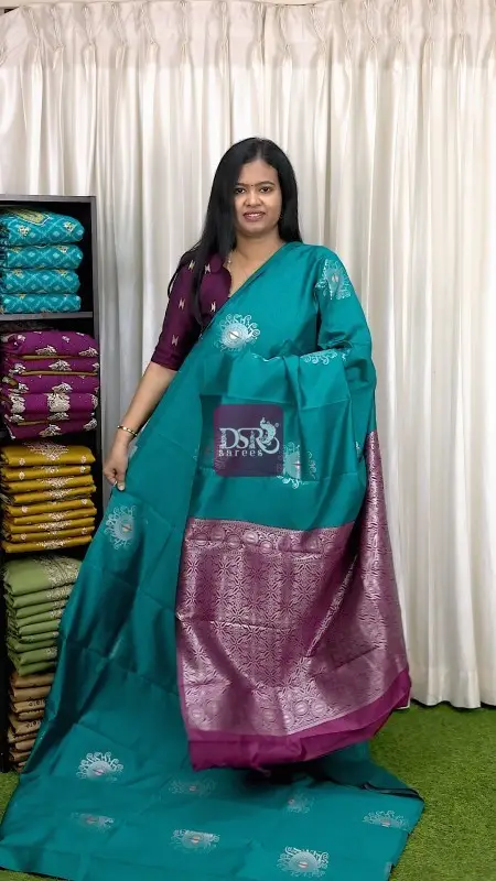Borderless Emboss Sarees