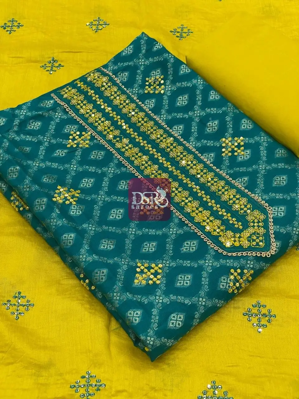 Bandhini Printed Tissue Salwar