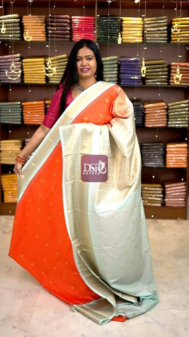 Semi Gadwal Border Sarees