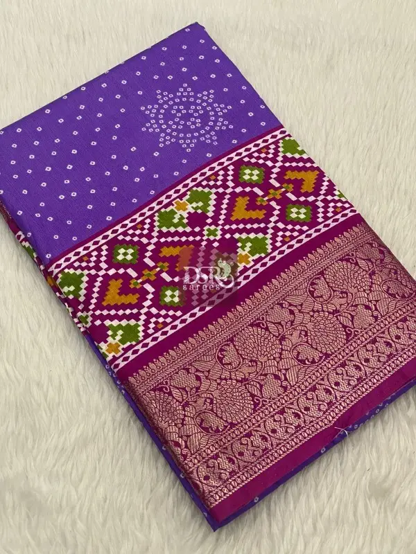 Bandhini Semi Dola Sarees