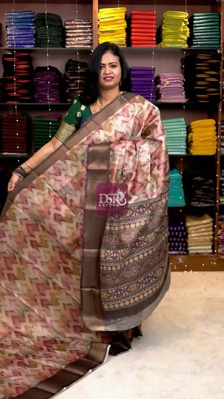Linen Tissue Sarees - vol1