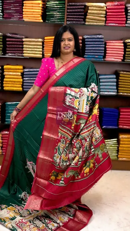 Kalamkari Dola Saree