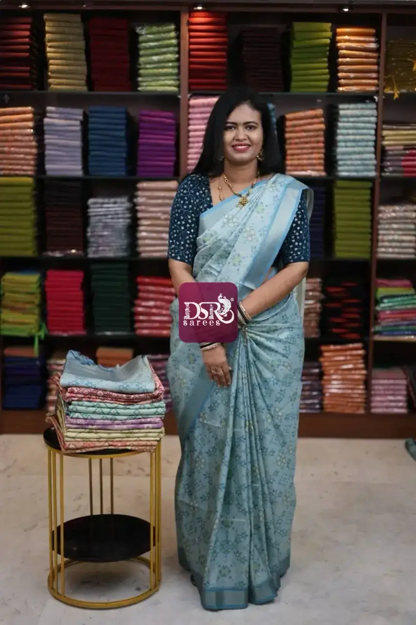 Venpattu Patola Digital Print Saree