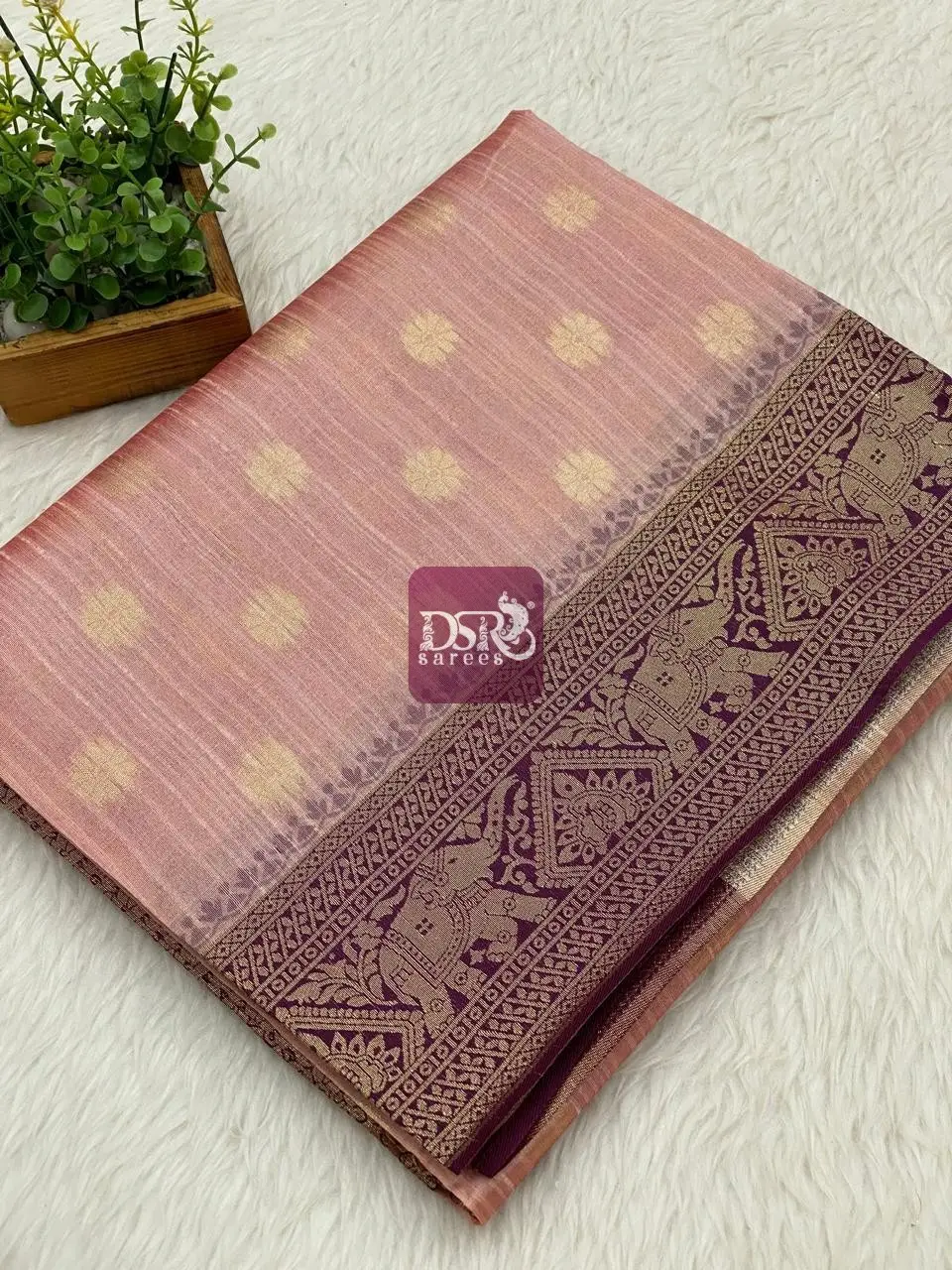 Munga Tussar Silk Sarees