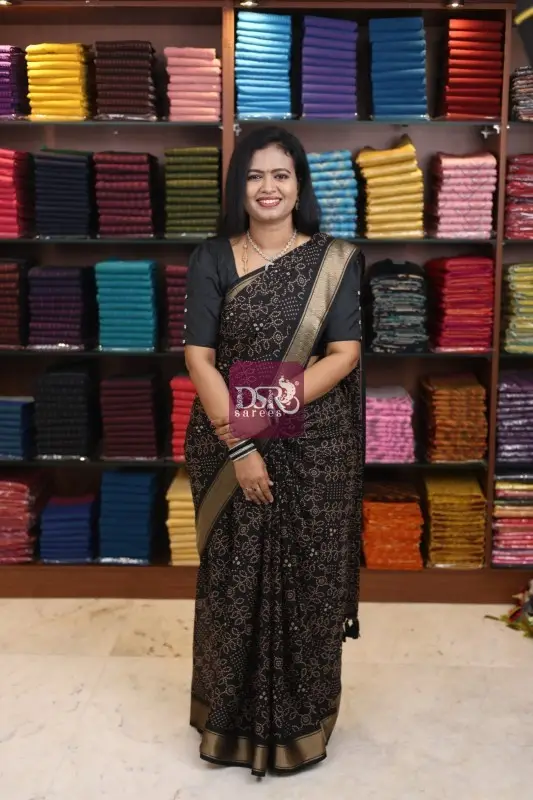 Viscose Chiffon Saree - vol6