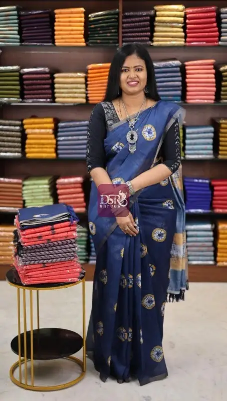 Chanderi Sico Saree