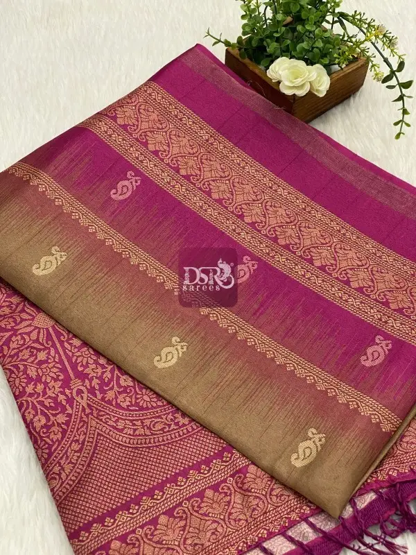 Semi Tussar Jute Silk Sarees
