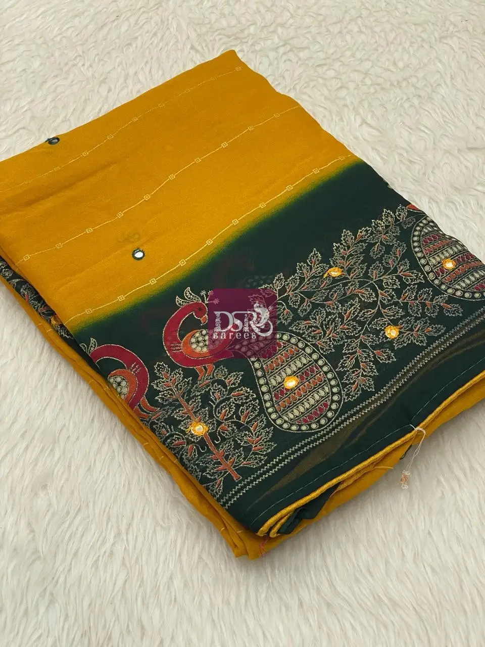 Foil Chiffon sarees -vol1