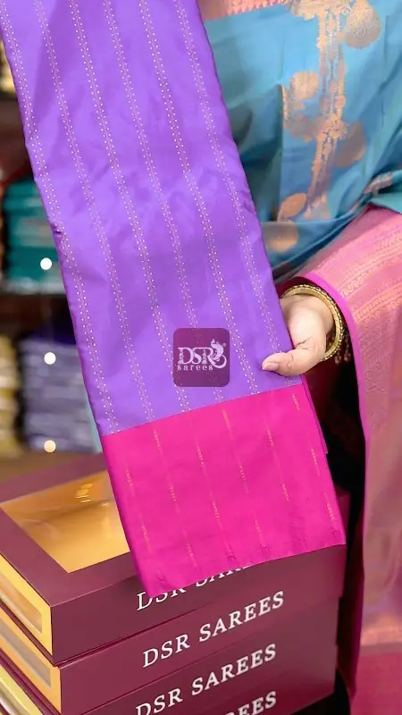 Arani Diamond Silver Zari Sarees