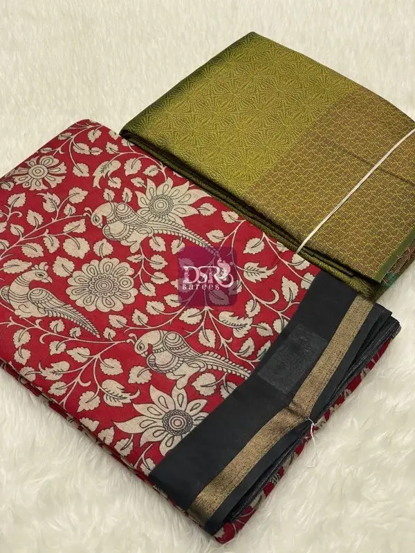 Ajrak Silk +  Free Saree
