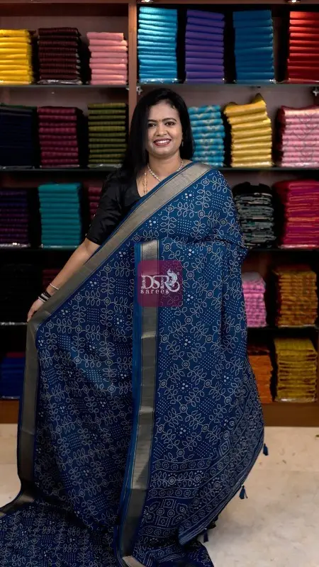 Viscose Chiffon Saree - vol6
