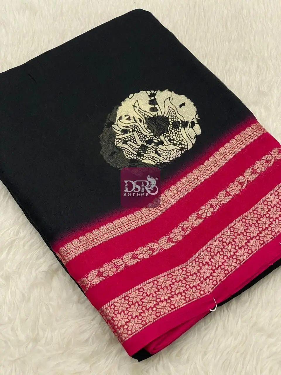 Chiffon Viscose Sarees - vol1