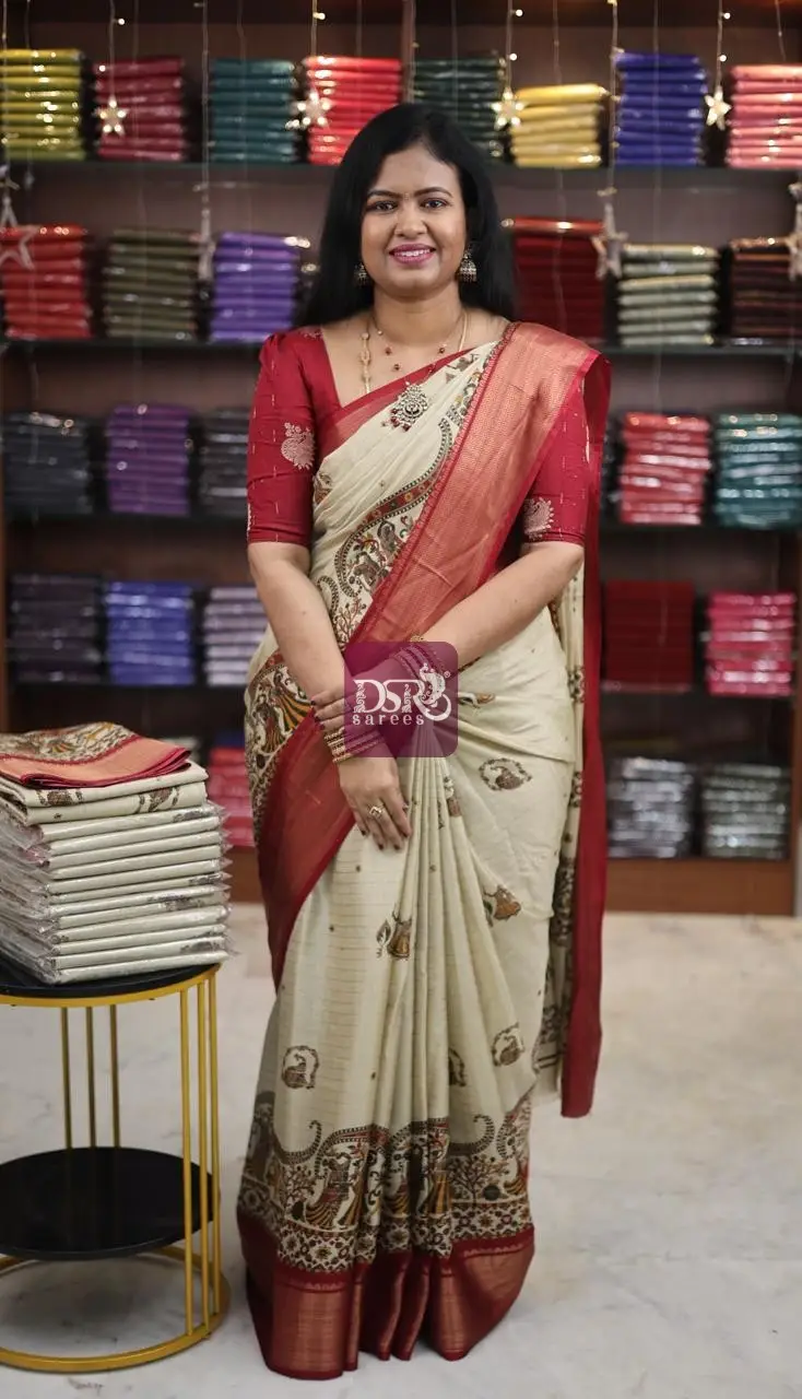 Semi Dola Linen Sarees