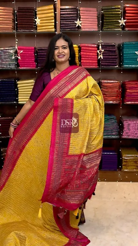 Bhandhini Crushed Chiffon Saree - vol1