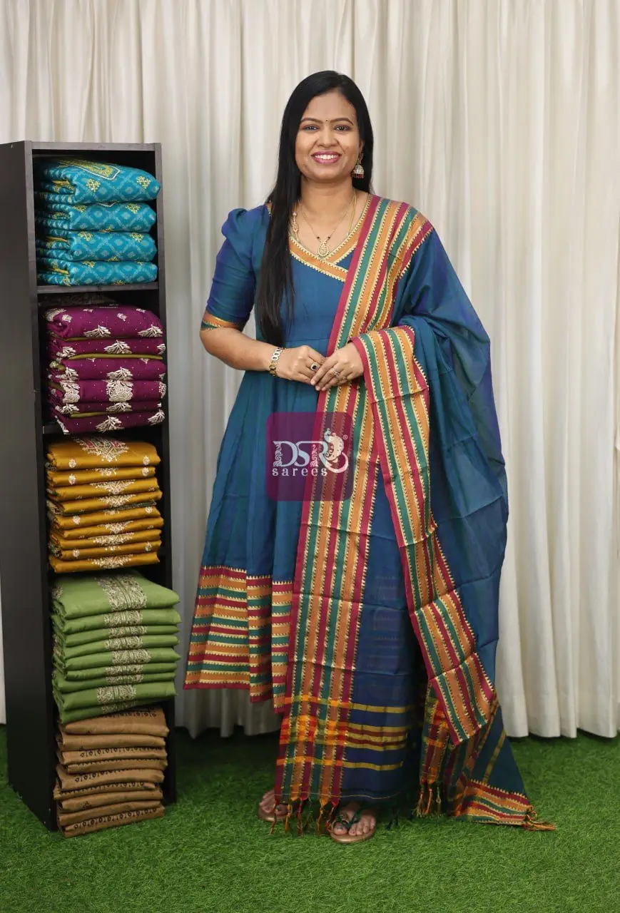 Narayanpet Anarkali Unstitched Salwar Sets