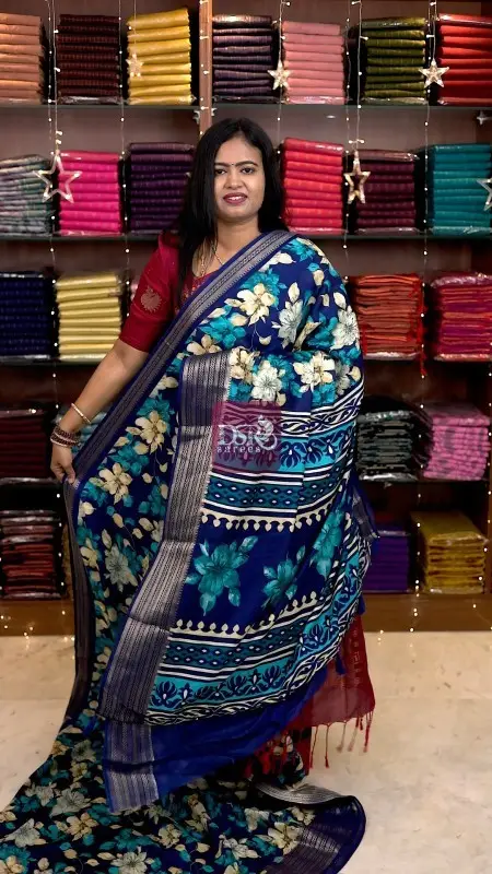 Viscose Chiffon Saree - vol7
