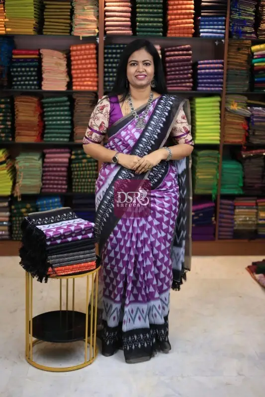 Chanderi Sico Saree