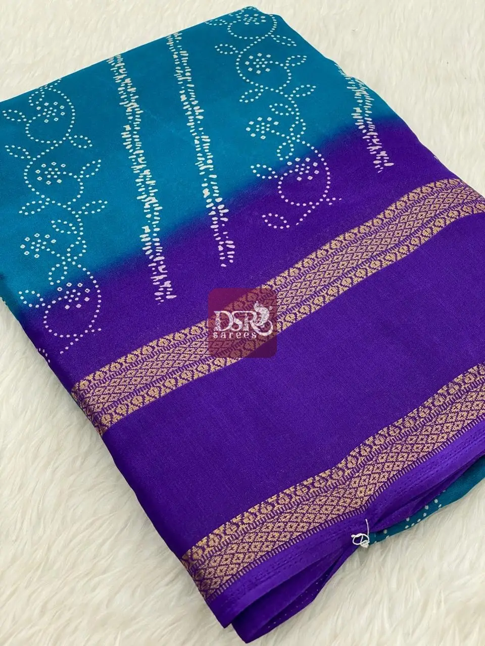 Viscose Chiffon Sarees - vol1