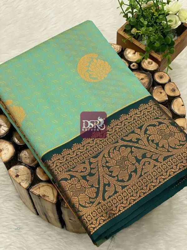 Korvai Border Embose Soft Silk