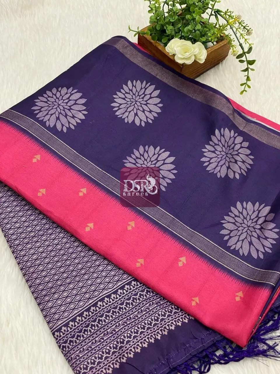 Semi Tussar Jute Silk Sarees