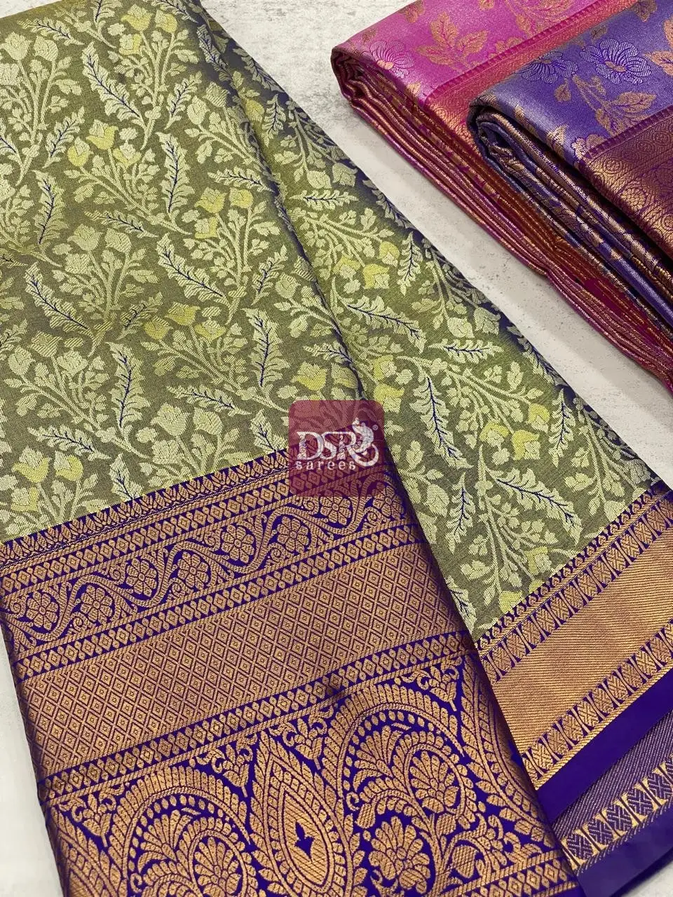 Tissue Korvai Silk Sarees