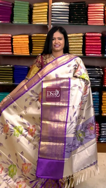 Printed Tissue Silk Sarees