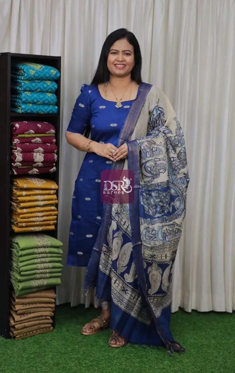 2 Pc Semi Dupion Salwar Suits - vol1