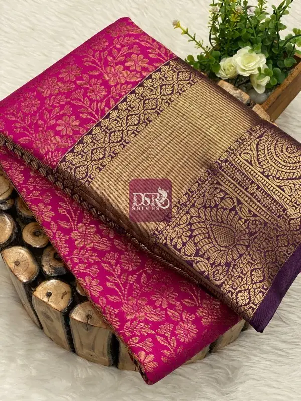 Premium Kanchi Korvai Border Saree